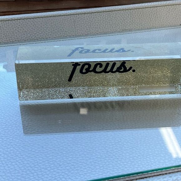 Focus Gold and Silver Decorative Sign - Picture 6 of 6